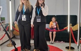 Na zdjęciu dzieci w trakcie zabaw edukacyjnych